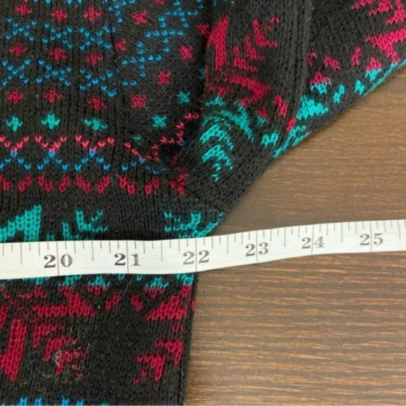 Vintage Rob Winter Men’s Acrylic Knit Snowflake Sweater. Size XL. - Picture 13 of 15